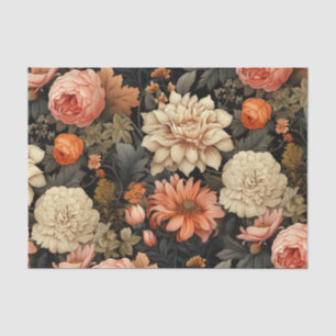 Elegant Fall Floral Tissue Paper