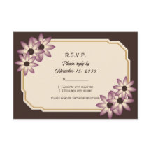 Elegant Fall Floral Wedding Invitation Template