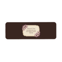 Elegant Fall Floral Wedding Invitation Template