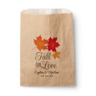 Elegant Fall in Love Autumn Leaves Wedding