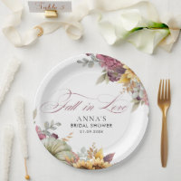 Elegant Fall In Love Bridal Shower