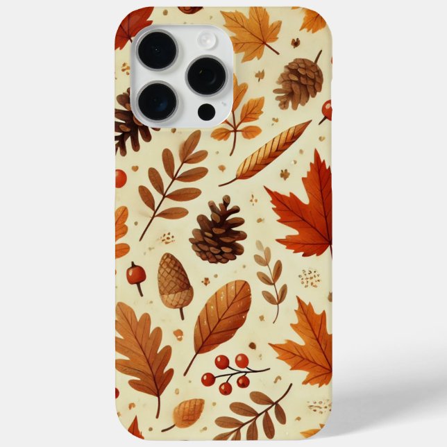 Elegant Fall Pattern Case-Mate iPhone Case (Back)