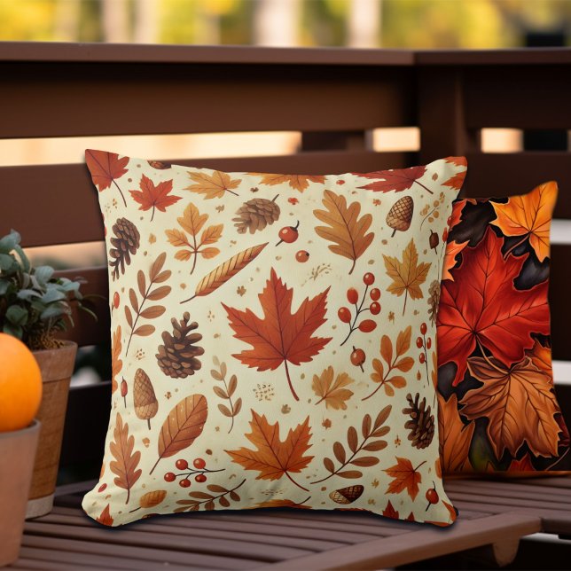Elegant Fall Pattern Cushion (Creator Uploaded)