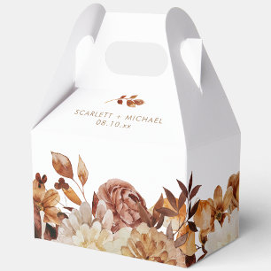 Elegant Fall Wedding Favour Box