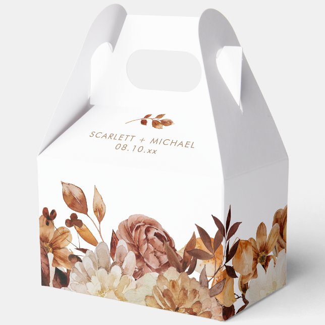 Elegant Fall Wedding Favour Box (Elegant Fall Wedding Favor Box by Painted Paperie
)