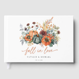 Elegant Fall Wedding Guest Book