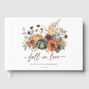 Elegant Fall Wedding Guest Book