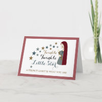 Elegant Falling Stars, Baby Shower Thank You