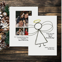 Elegant Family Christian Religious Photo Christmas