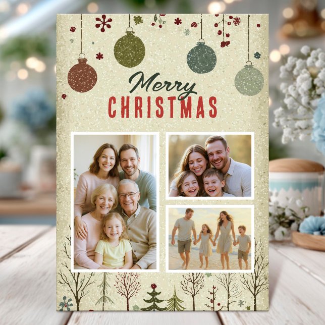 Elegant Family Christmas Photo Card (Creator Uploaded)