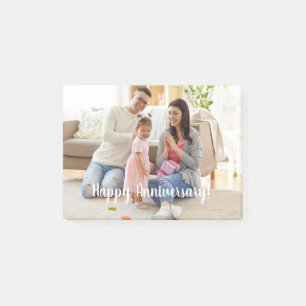 Elegant Family Photo Template Post-it Notes