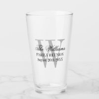 Elegant family reunion party custom monogram