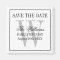 Elegant family reunion Save the date fridge magnet