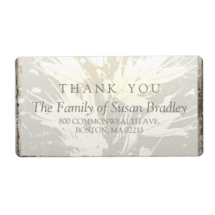 Elegant Family Thank You Address Label