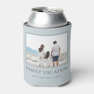 Elegant Family Vacation   Family Trip Photo Can Cooler