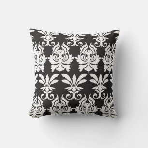 Elegant Fan Motifs in Golden Art Deco. Cushion