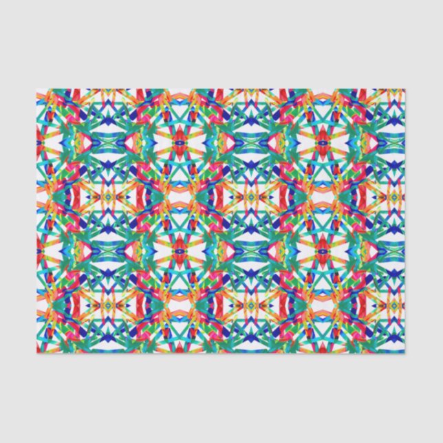 Elegant Fancy Abstract Art For Decoupage Tissue Paper (Front)