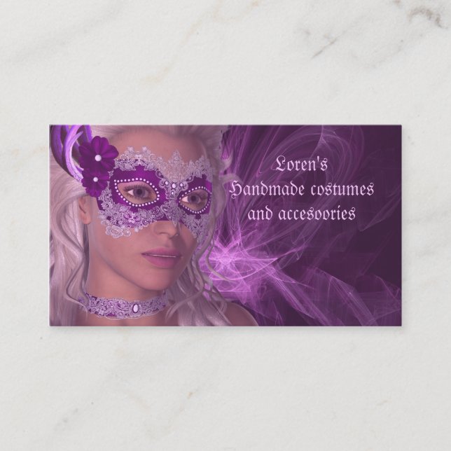 Elegant fantasy business card (Front)