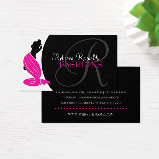Elegant Fashion Designer Business Card