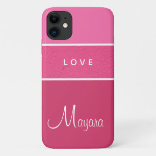 Elegant Fashion Pink Phone Case for Girls