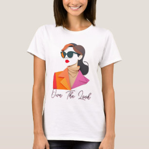 Elegant Fashionable Woman T-Shirt