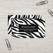 Elegant Fashionable Zebra Pattern