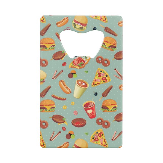 Elegant Fast Food Pattern (Front)