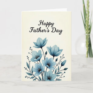 Elegant Fathers Day Bloom Card