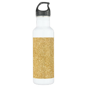 Elegant Faux Gold Glitter 710 Ml Water Bottle