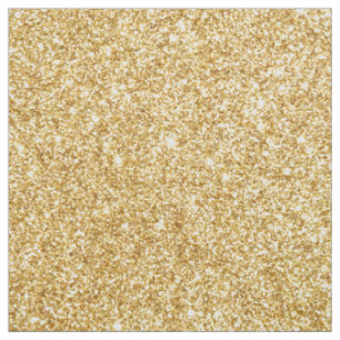 Elegant Faux Gold Glitter Fabric