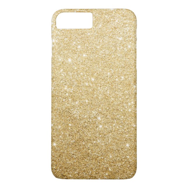 Elegant Faux Gold Glitter Luxury Case-Mate iPhone Case (Back)