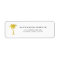 Elegant Faux Gold Palm Tree