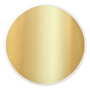 Elegant Faux Gold Trendy Template Glamourous Ceramic Knob