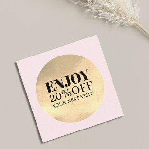 Elegant Faux Golden Rose Salon Coupon