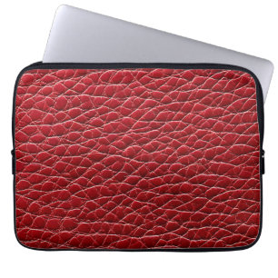 Elegant Faux Leather Style Stylish Business Laptop Sleeve