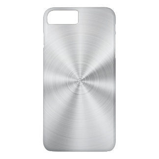Elegant Faux Metallic Shiny Silver iPhone 8 Plus/7 Plus Case