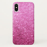 Elegant Faux Pink Glitter Luxury
