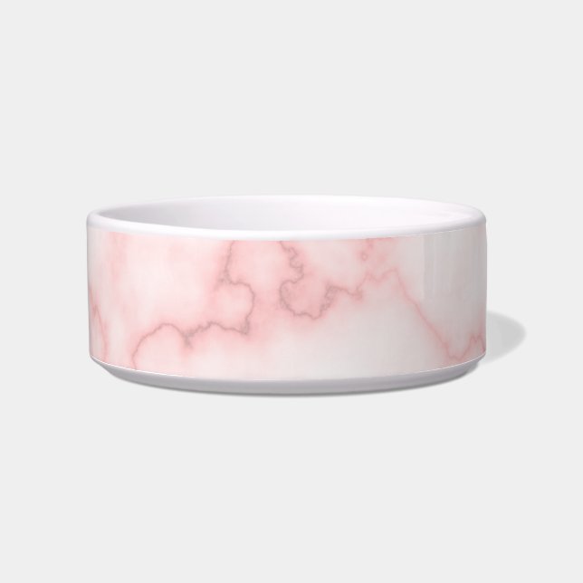 Elegant Faux PInk Marble Bowl (Front)