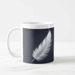 Elegant Feathered Sips/Mug Coffee Mug