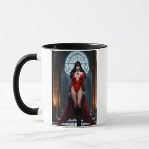 Elegant Female Vampire Mug