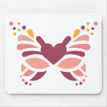Elegant Feminine Boho Pastel Butterfly