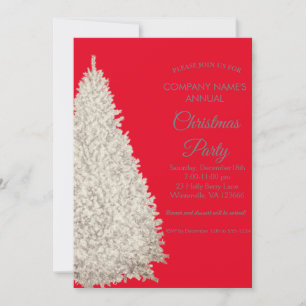 Elegant festive Christmas tree Invitation