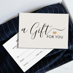 Elegant Festive Faux Gold Heart Warm White