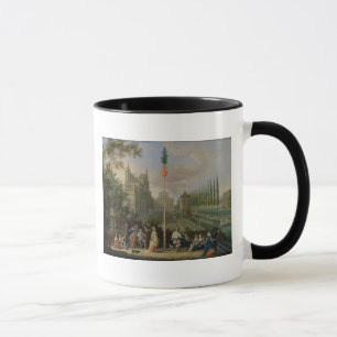 Elegant figures mug