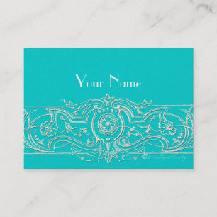 Elegant Filigree Custom Business Cards