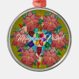 Elegant Filipino Parol Style, FilAm, Philippines Metal Ornament