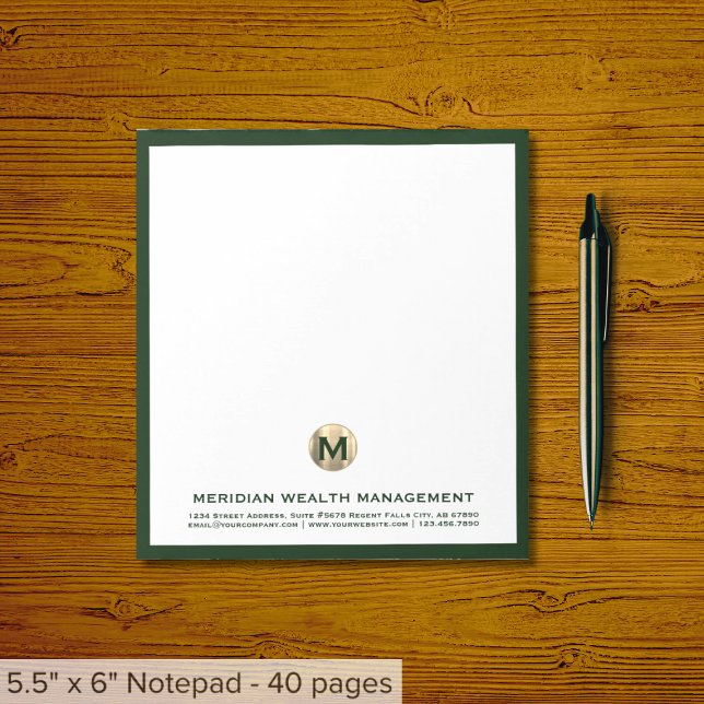 Elegant Financial Notepad (Creator Uploaded)