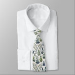 Elegant fir tree tie<br><div class="desc">Elegant gentleman's tie with a unique repeating fir tree design</div>