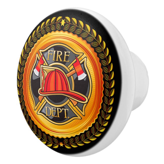 Elegant Fire Department Drawer Knobs - SRF (Right)