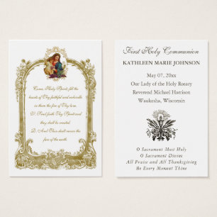Elegant First Holy Communion Remembrance Holy